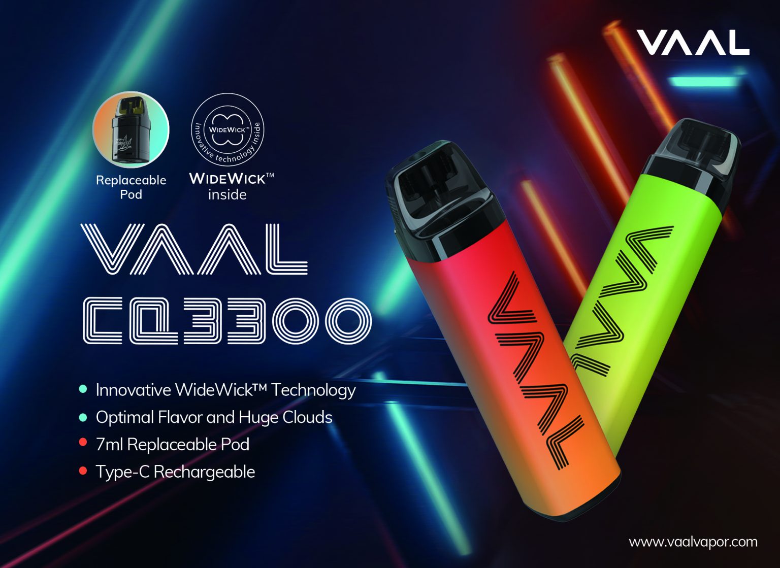 JOYETECH VAAL CQ3300 BATTERY