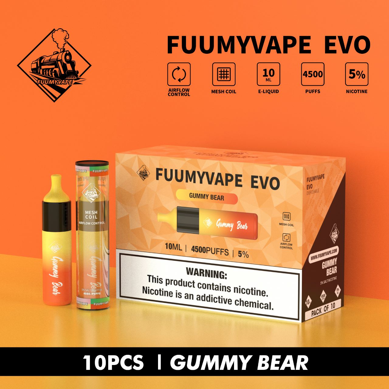 Fuumy Vape Evo Disposable 4500 Puffs