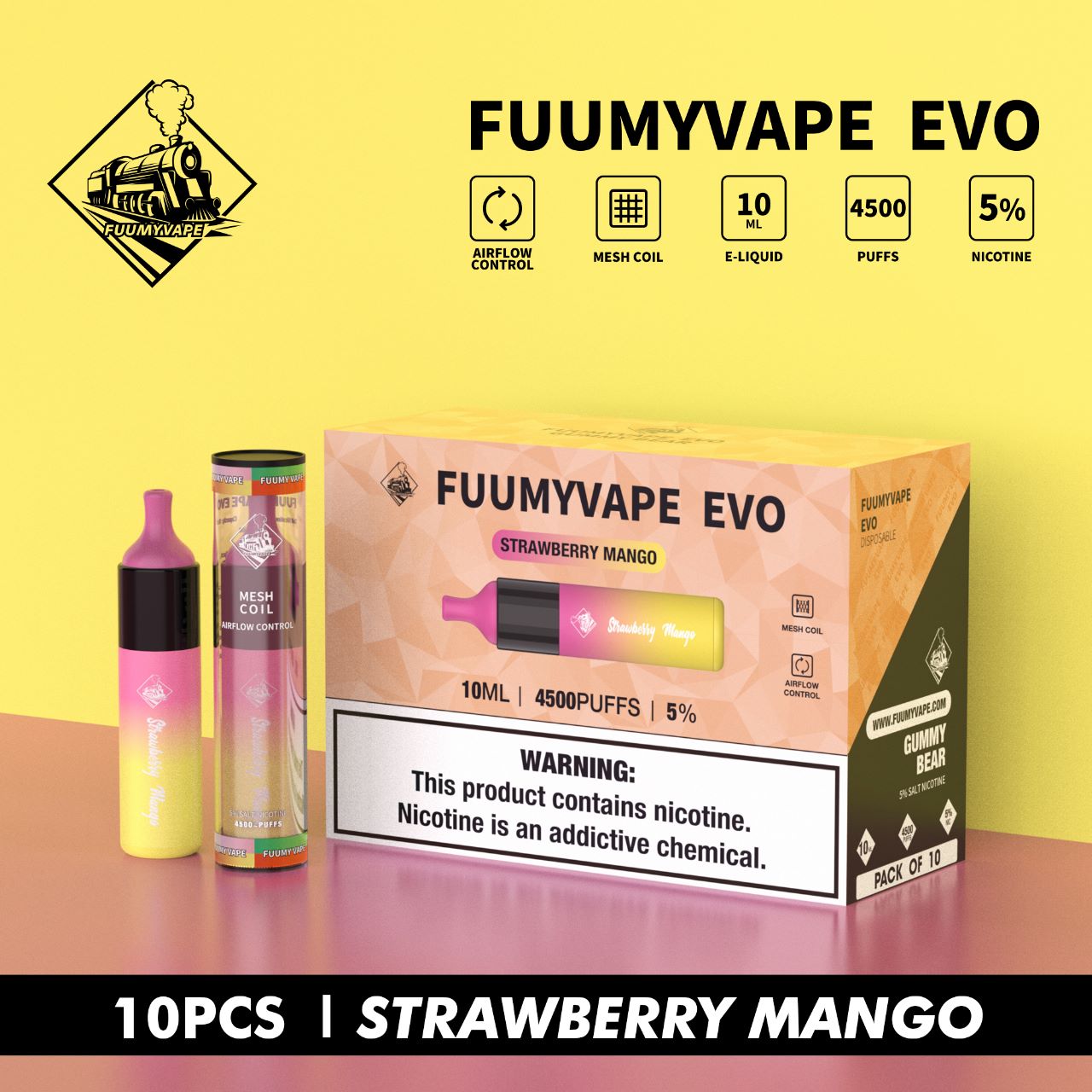 Fuumy Vape Evo Disposable 4500 Puffs