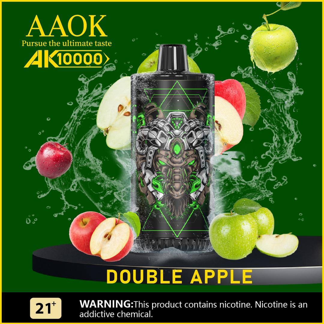 AAOK DISPOSABLE AK10000 PUFFS 2mg 3mg & 5mg