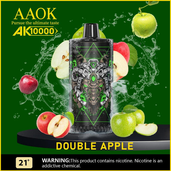 AAOK DISPOSABLE AK10000 PUFFS 2mg 3mg & 5mg