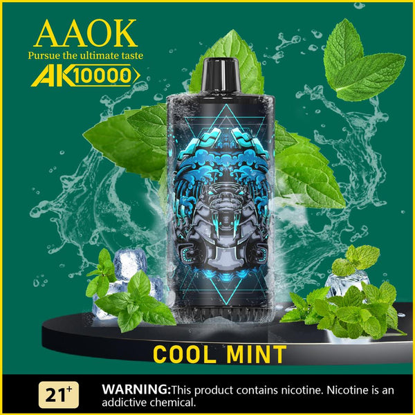 AAOK DISPOSABLE AK10000 PUFFS 2mg 3mg & 5mg