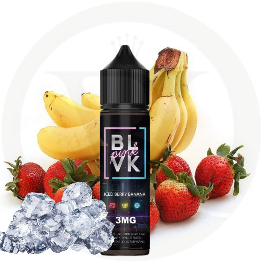 BLVK PINK SALT - ICED BERRY BANANA 60ml/ 3/ 35mG