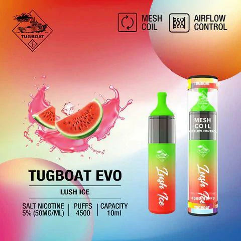 Tugboat Evo 4500 puffs Disposable Vape