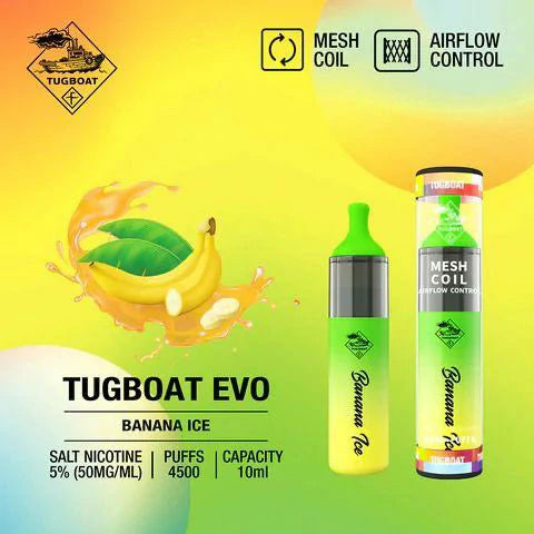 Tugboat Evo 4500 puffs Disposable Vape