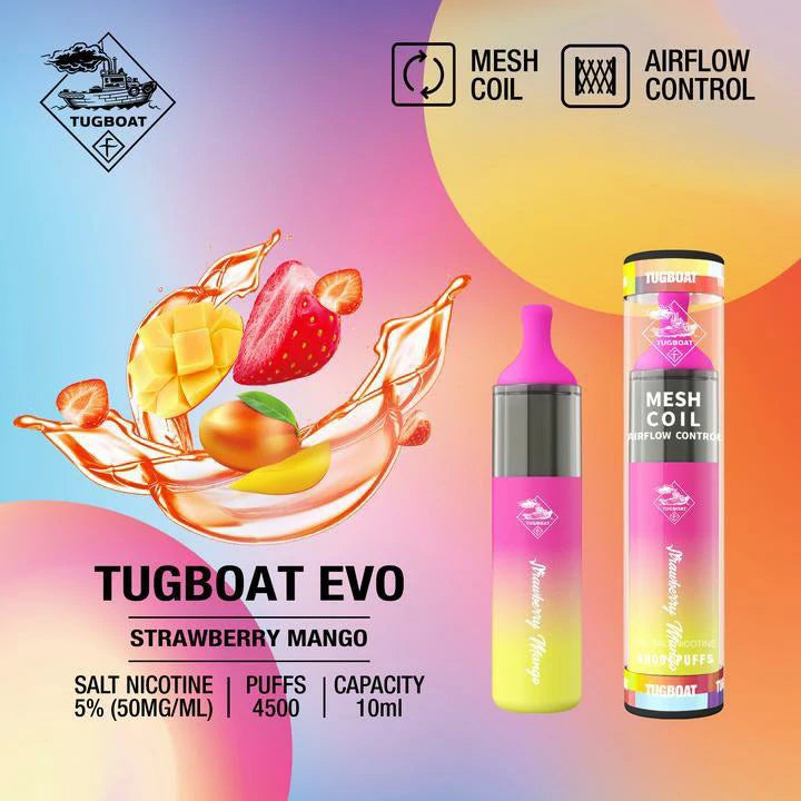 TugboatEVO4500PuffsDisposableVape | Vape king Emirates