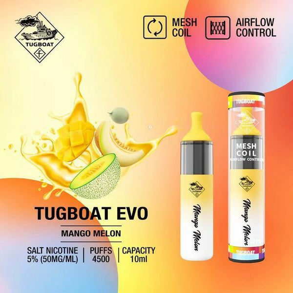 Tugboat Evo 4500 puffs Disposable Vape