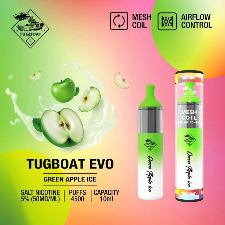 Tugboat Evo 4500 puffs Disposable Vape