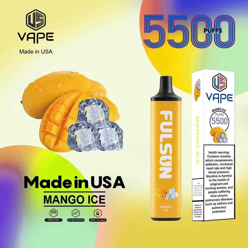 US DISPOSABLE VAPE 5500PUFFS