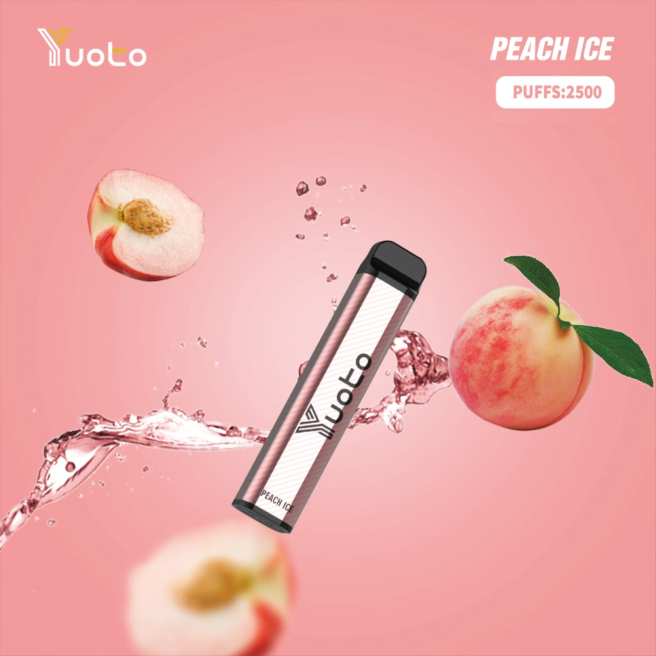 YUOTO XXL DISPOSABLE VAPE peach ice