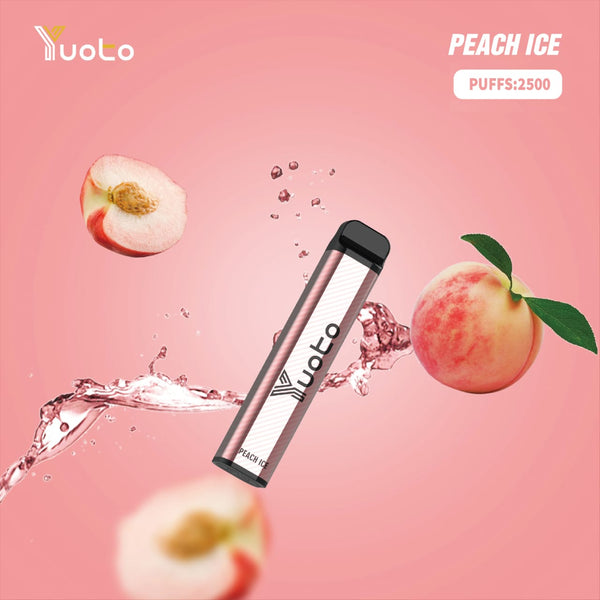 YUOTO XXL DISPOSABLE VAPE peach ice