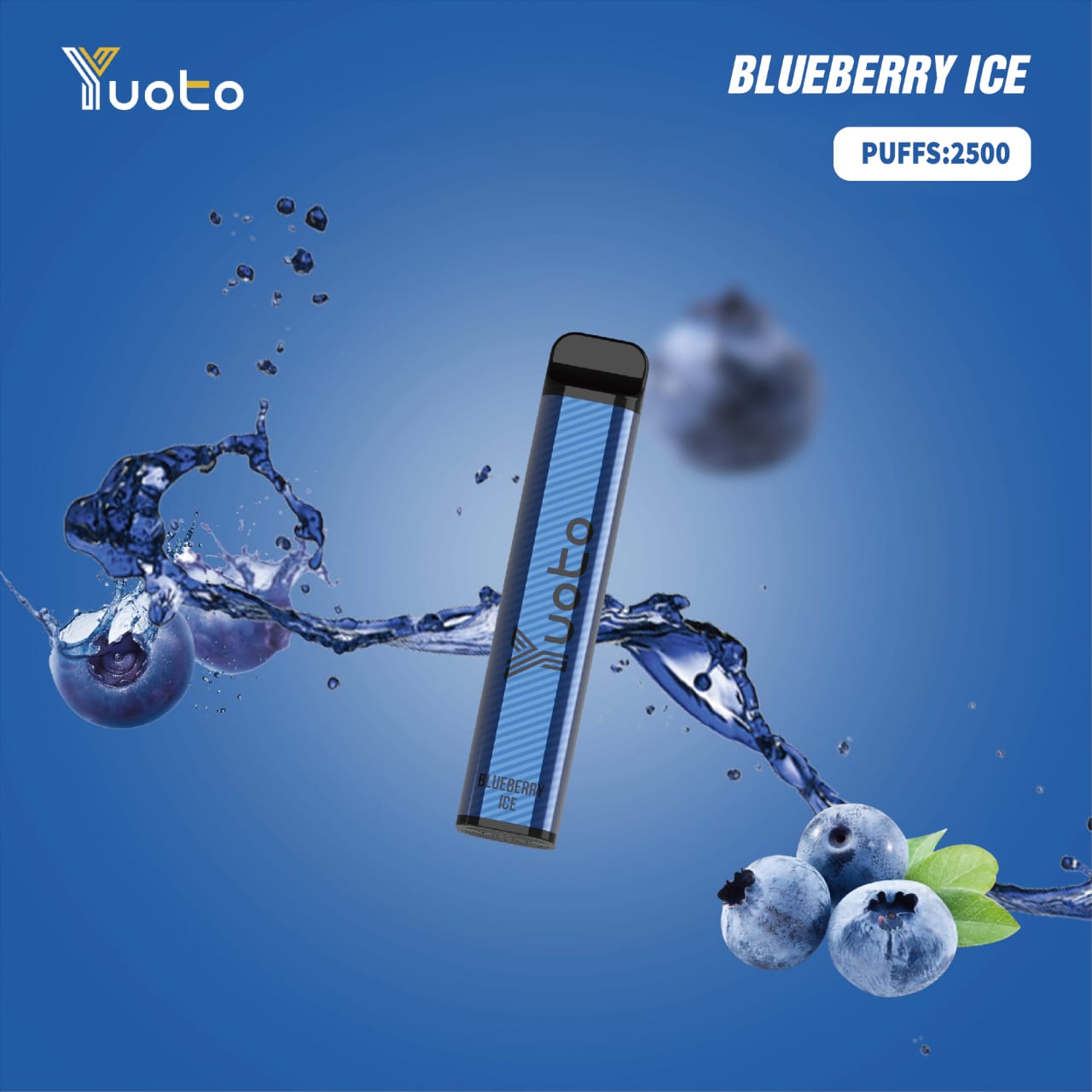 YUOTO XXL DISPOSABLE VAPE blueberry ice