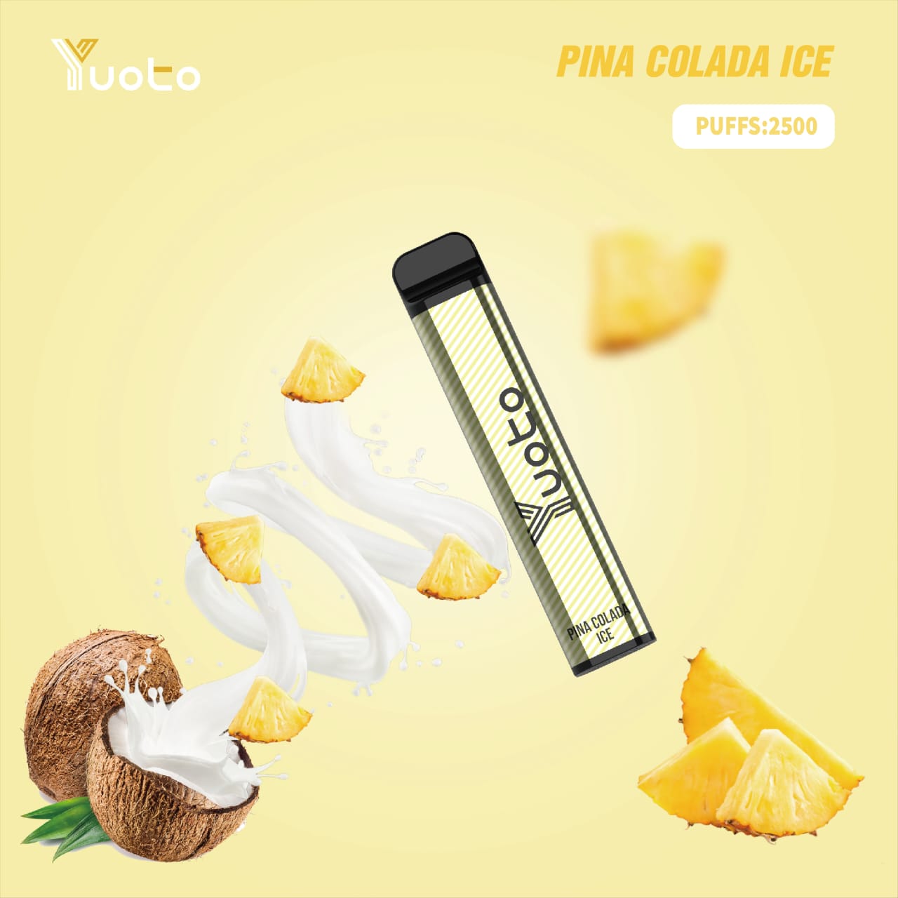 YUOTO XXL DISPOSABLE VAPE pina clada ice