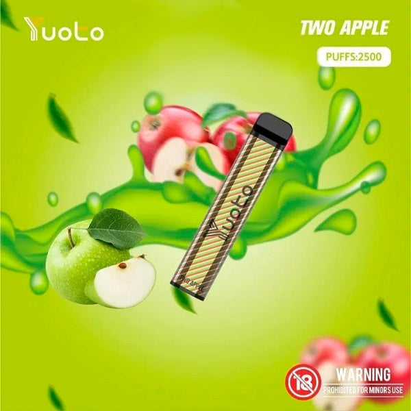 YUOTO XXL DISPOSABLE VAPE two apple