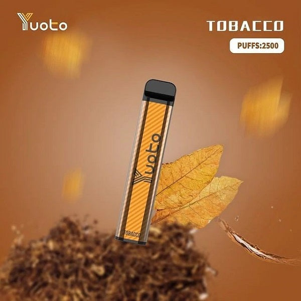 YUOTO XXL DISPOSABLE VAPE tobacco