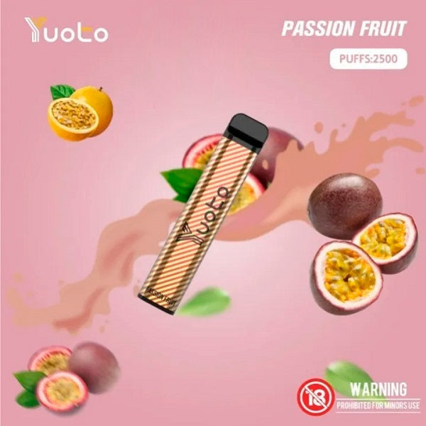 YUOTO XXL DISPOSABLE VAPE passion fruit