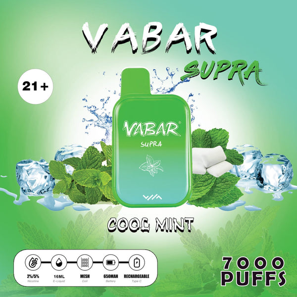 Vabar Supra 7000 Puffs Disposable.