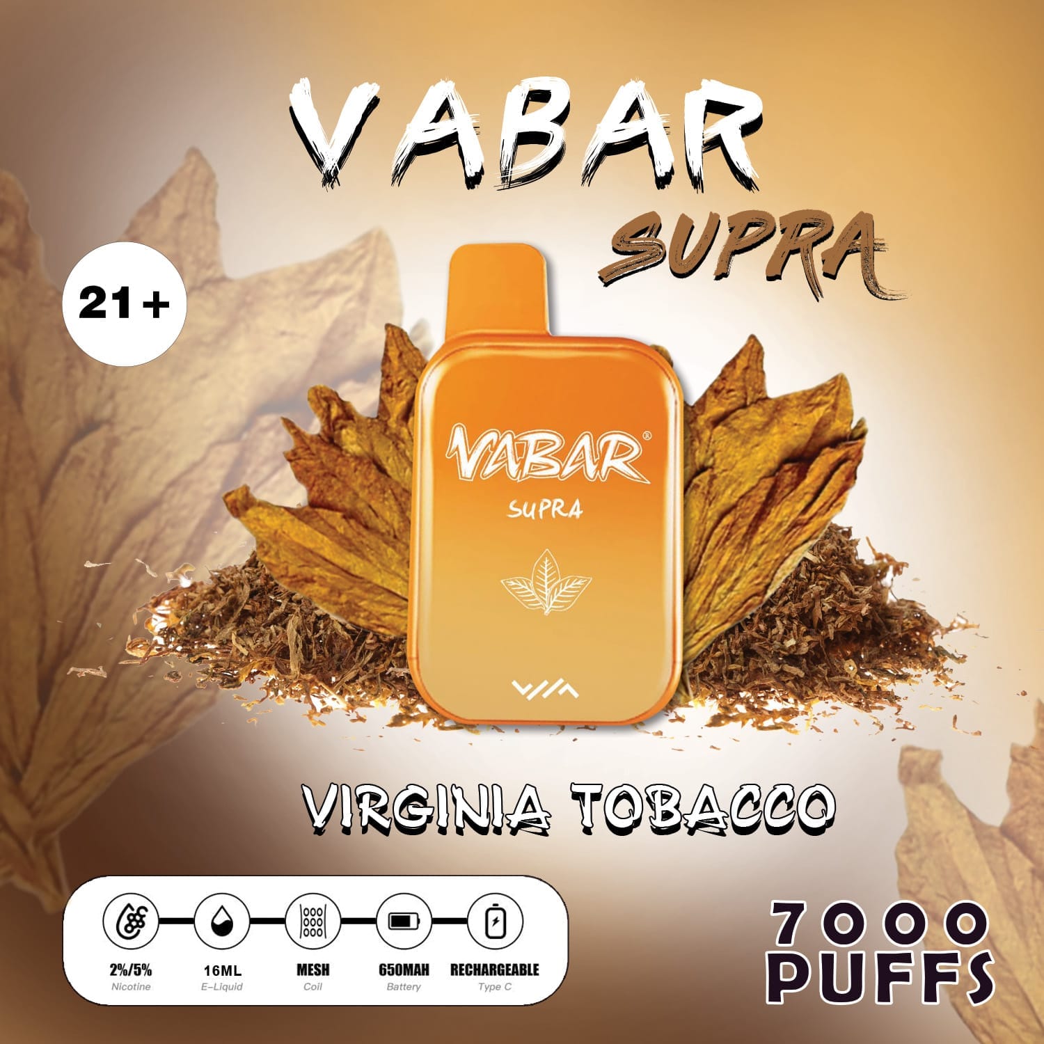 Vabar Supra 7000 Puffs Disposable.