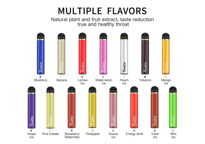 Yuoto Disposable Vape 900mAh 1500 Puffs